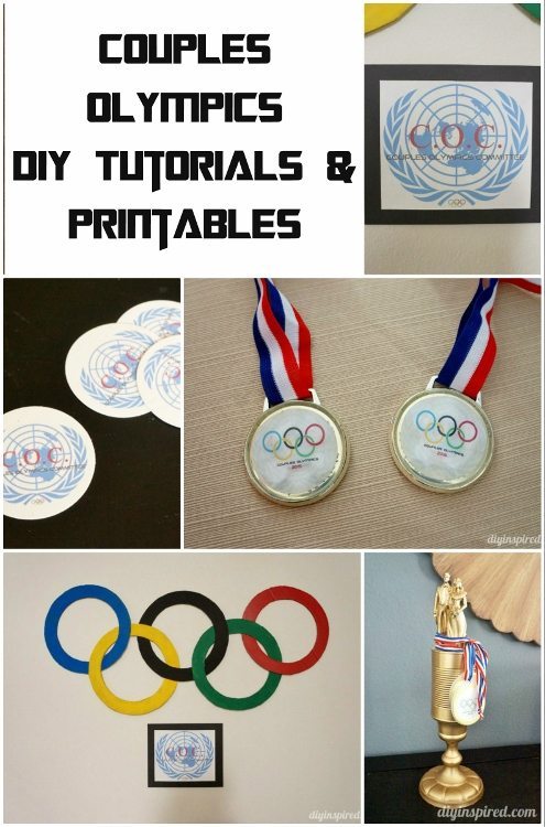 Couples Olympics Party DIY Tutorials - DIY Inspired